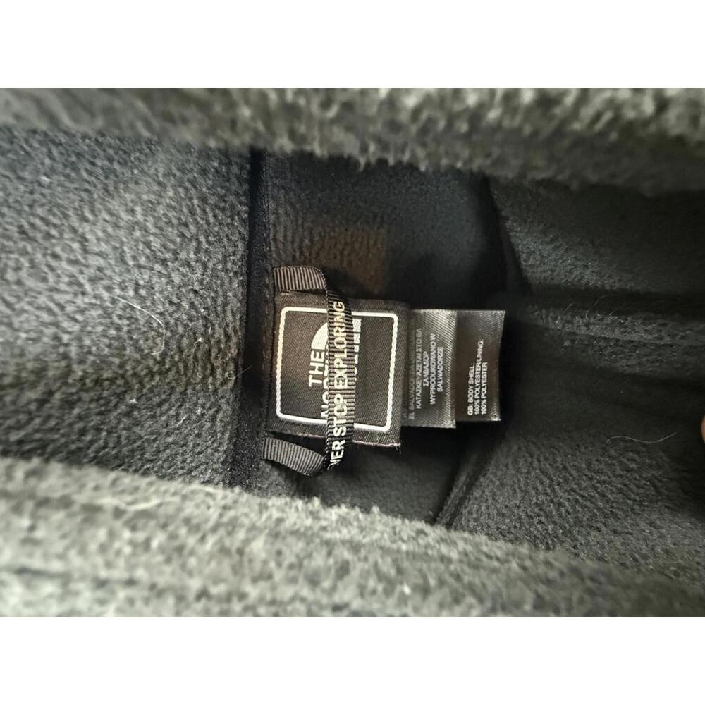 The North Face Black Lavender Logo Fleece Zip Jacket - Size - Small - Picture 6 of 7
